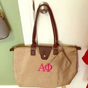 Alpha Phi Longchamp style bag